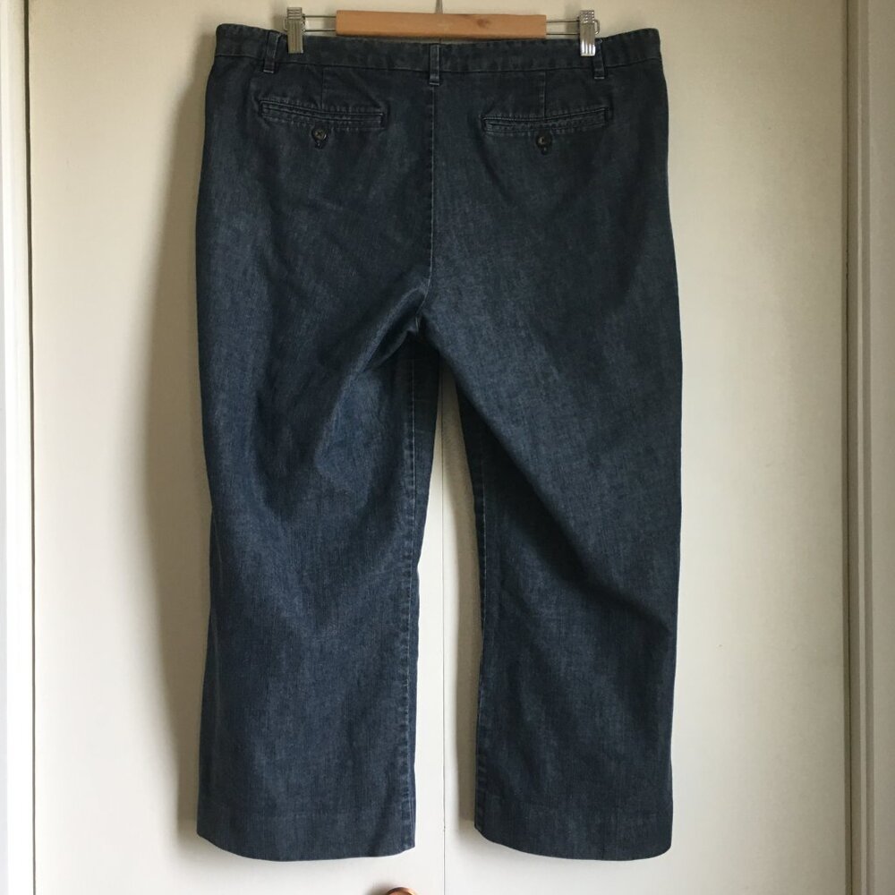GAP Stretch Denim Regular Trouser Pants Blue Size 16 - Picture 2 of 16